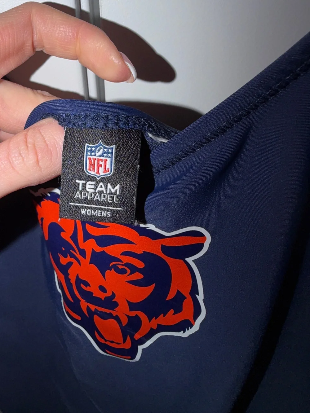 Chicago Bears Official NFL Women’s One Piece Swimsuit Navy Size XL